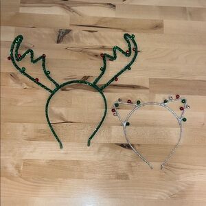 Festive Reindeer and Cat Ear Headband Set for Kids
